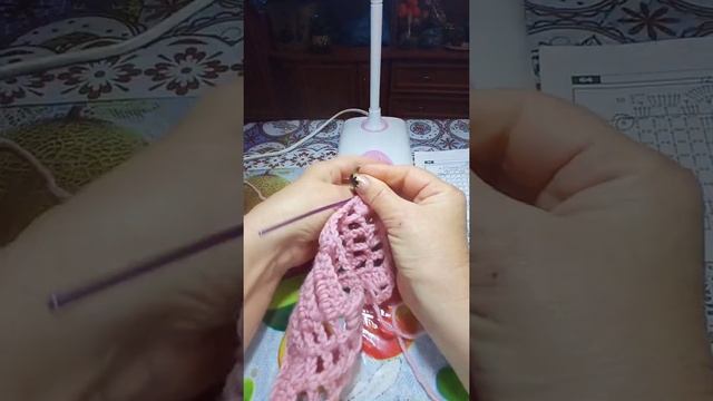 Урок 39, учимся вязать крючком, читаем схемы. смотреть онлайн