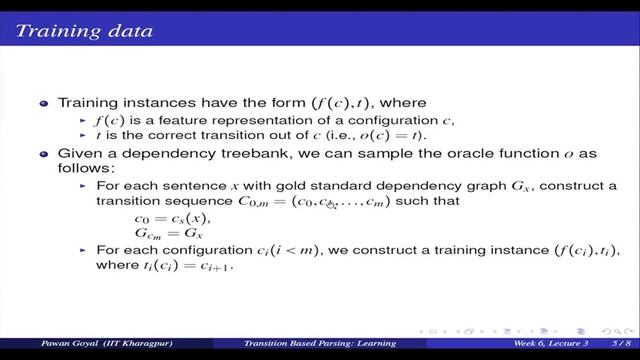 Lecture 29 : Transition Based Parsing : Learning смотреть онлайн