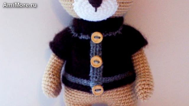 Амигуруми: схема Мишки Косолапого. Игрушки вязаные крючком - Free crochet patterns. смотреть онлайн