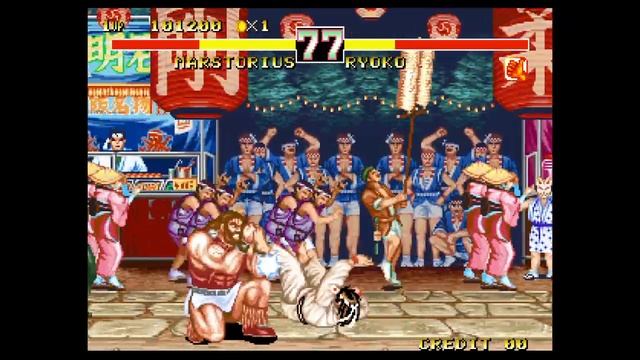 Marstorius playthrough in ACA NEOGEO FIGHTERS HISTORY DYNAMITE / KARNOV'S REVENGE смотреть онлайн