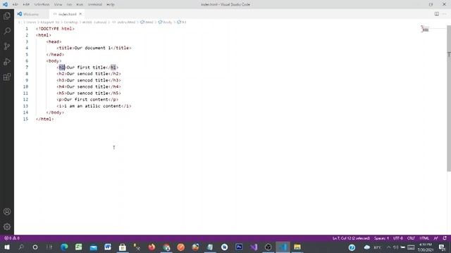 HTML Tags and Elements смотреть онлайн