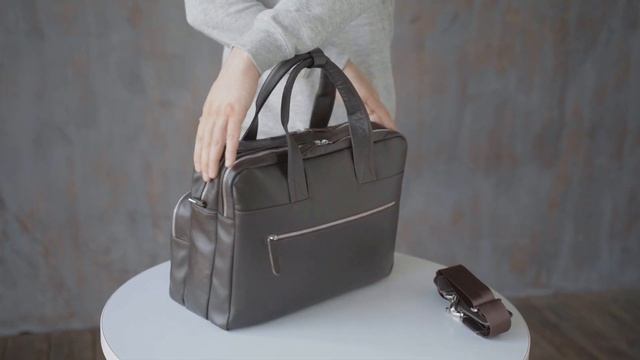 Сумка мужская кожаная "Gektor" смотреть онлайн