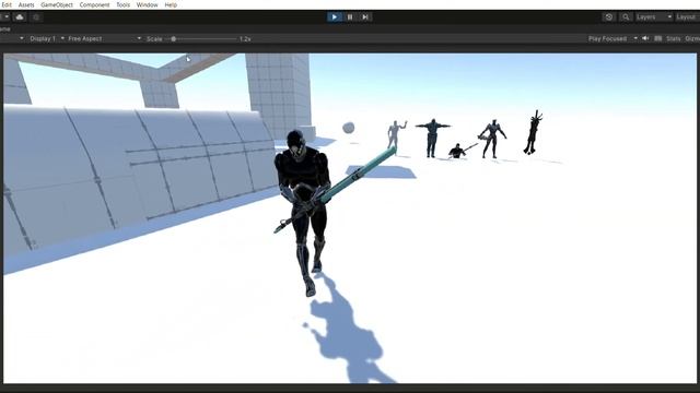 I used AI (CHATGPT) to make an EPIC ROBOT FIGHT - UNITY смотреть онлайн
