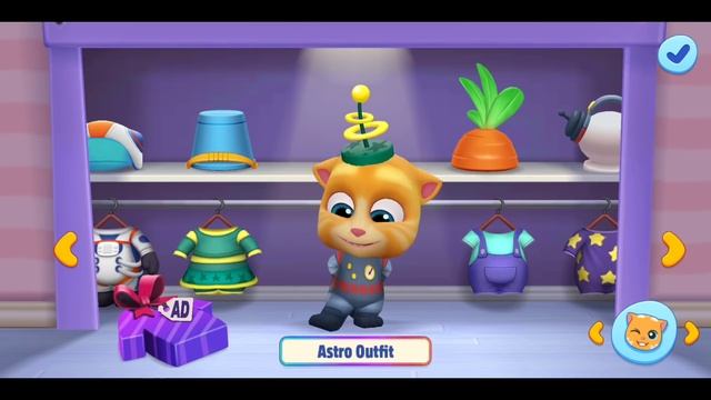 Astro Outfit Unlocked Talking Tom Friends New Space Update (Android,iOS) Gameplay смотреть онлайн