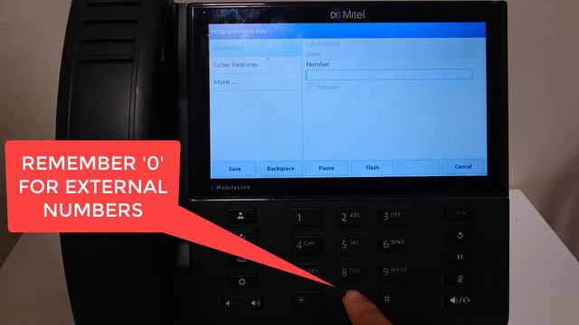 Mitel 6940 - Programmable Speed Dials/Quick Dials смотреть онлайн