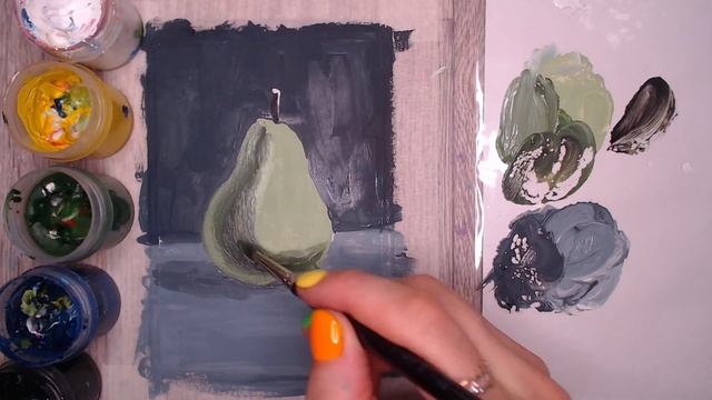 Как нарисовать грушу смотреть онлайн