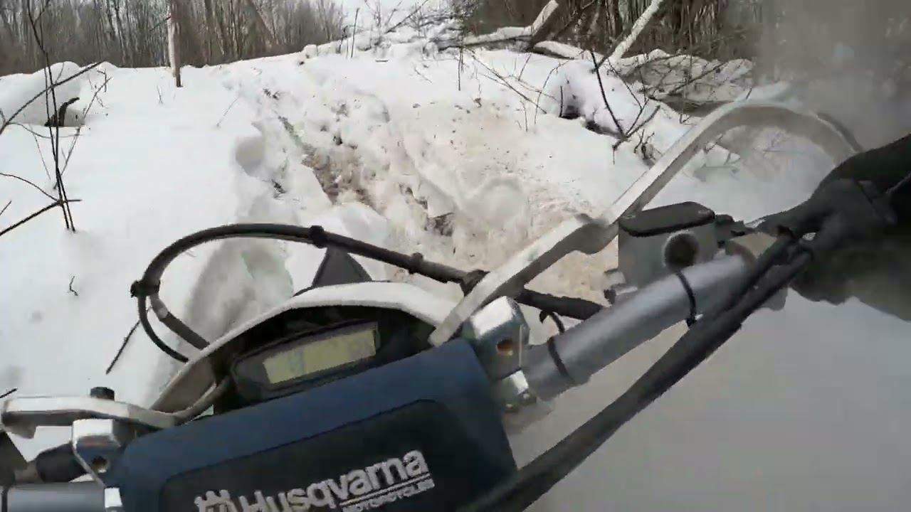 Husqvarna FE 450 зимний период смотреть онлайн