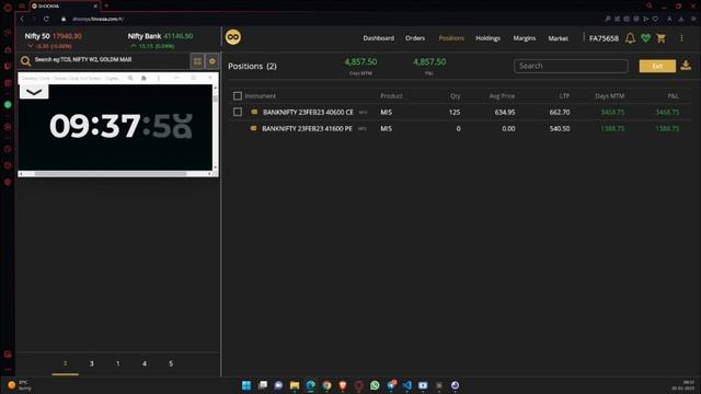 20-02-2023 | Banknifty SECRET Python Trading Bot - Live Trades смотреть онлайн