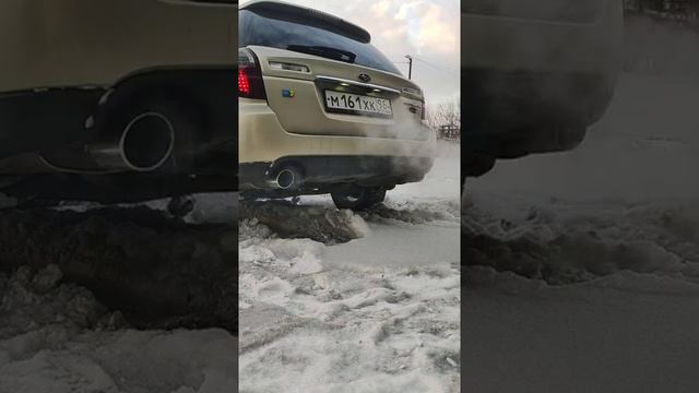 сток выхлоп Subaru outback b13 2.5 атмо на неравнодлинном коллекторе смотреть онлайн