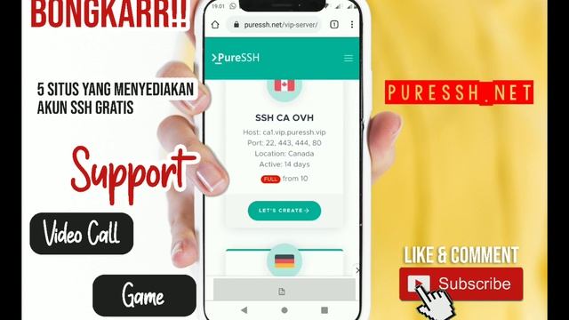 BONGKAR!!! 5 SERVER SSH YANG SUPPORT VIDEOCALL & GAME HINGGA 30 HARI смотреть онлайн