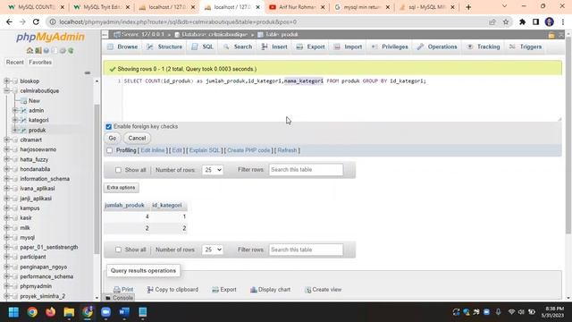 Tutorial MySQL - 4 min max avg count sum смотреть онлайн