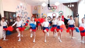 Танец "Давай Россия!", подготовительная группа, МДОУ №37 "Малыш"