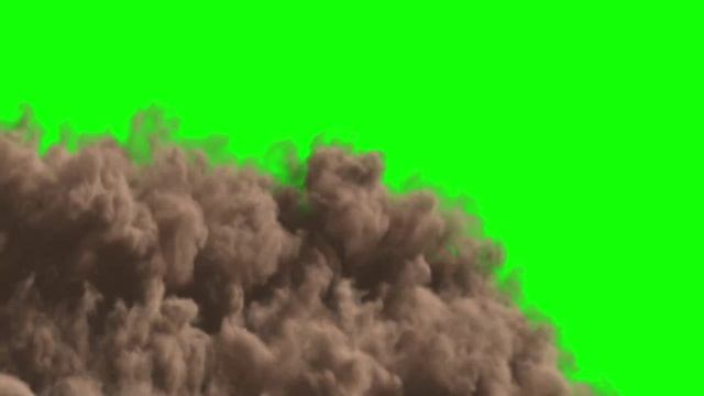 10 Free Green Screen Sand Storm Effects (side View)