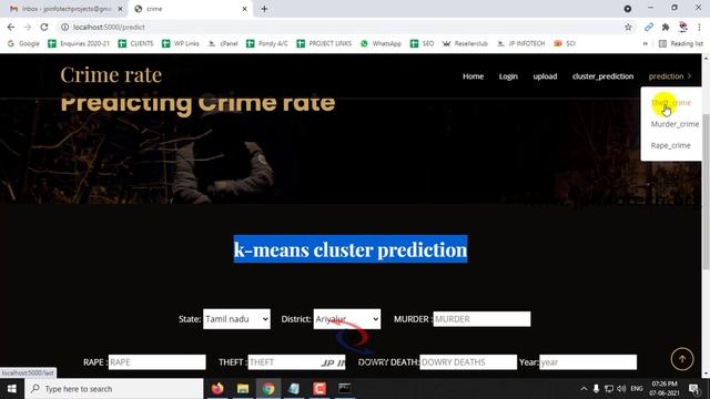 Crime Rate Prediction and Analysis k-means Clustering Algorithm | Machine Learning Project 2023 смотреть онлайн