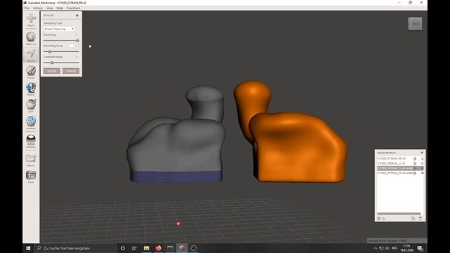 Modeling 3D Printable Ear Mold Shells With Meshmixer
