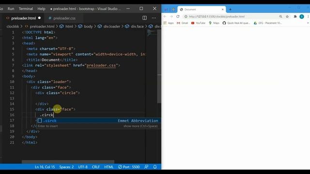 Preloader for website using CSS|HTML смотреть онлайн