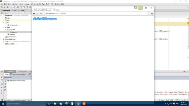 Adding Jar files to classpath in Intellij IDE for connecting to Postgresql using jdbc Driver смотреть онлайн