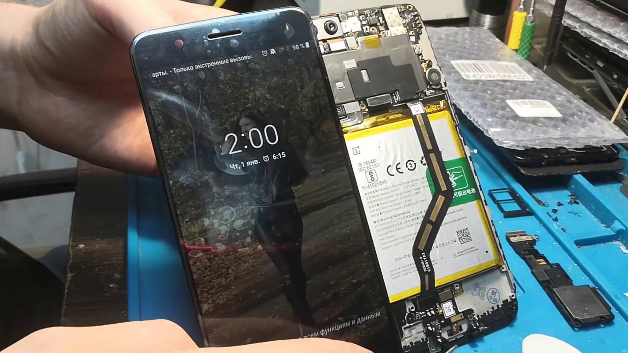 OnePlus 5 полная разборка, замена модуля, нюансы разборки.