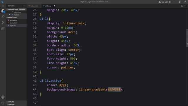 How To Make Pagination In Website Using HTML CSS And JavaScript смотреть онлайн