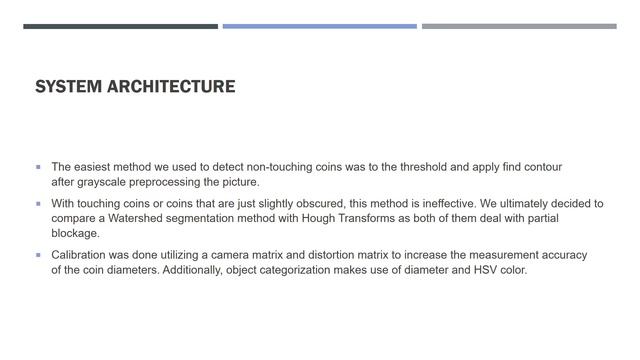 HCI Coin Detection System Project смотреть онлайн