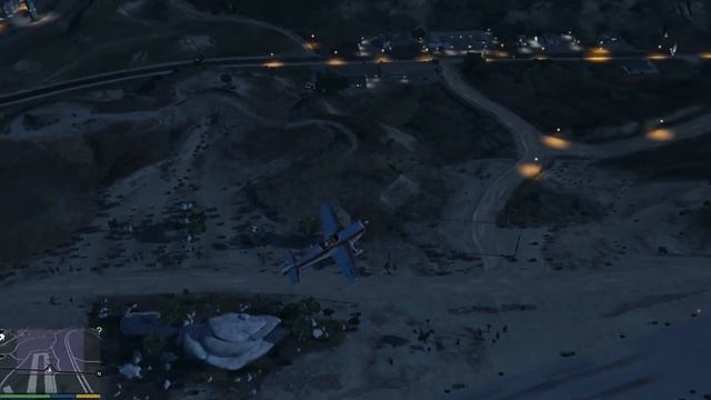 Как летать на самолёте, сверху в низ. (GTA 5) смотреть онлайн