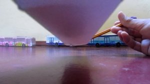 Как сделать бумажный троллейбус(Škoda 14Tr01)