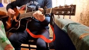 Песня под гитару С.Есенин "Заметался пожар голубой"