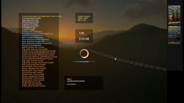 Cities Skylines Mod: Loading Screen Mod [Test] And Multi-cores CPU Test