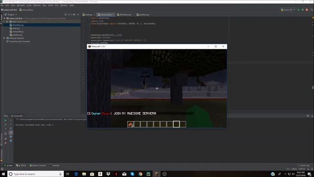 Creating a Minecraft Advertising Bot смотреть онлайн