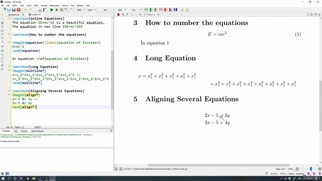 How to add equations in Latex смотреть онлайн