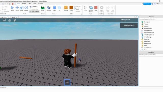 Roblox Studio Tutorial: How to Make a Weapon смотреть онлайн