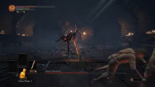 Dark Souls 3 - Abyss Watchers VS Heavy Great Club +4 NG SL32 смотреть онлайн