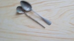 Две ложки чайные Винтаж, Клеймо. Мельхиор?