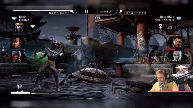 MK Mobile. I Beat Sorcerer's Tower Battle 200 with RONIN KITANA. Was It Worth It? смотреть онлайн