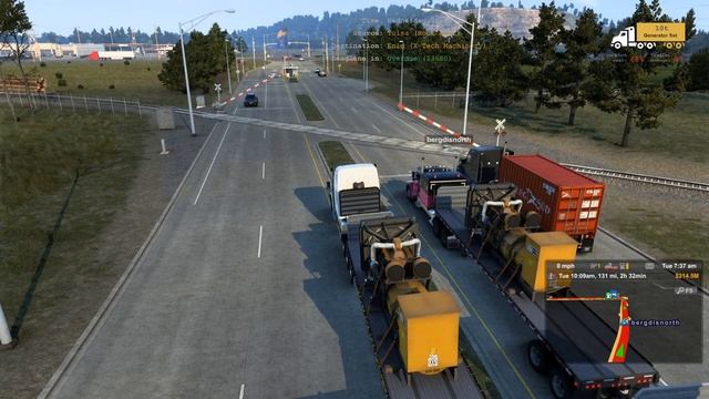 American Truck Simulator - Oklahoma bound - Convoy смотреть онлайн