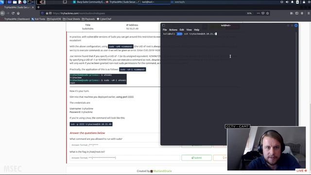 Highlight: THM: Sudo Security Bypass CVE-2019-14287 'info' room смотреть онлайн