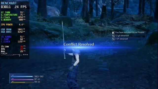 Crisis Core FFVII Reunion | GT 740M/GT 825M/GT 920M | Quick Performance Test смотреть онлайн