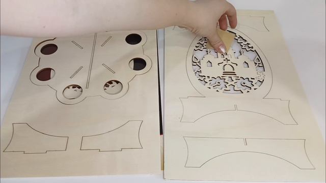 Сборная деревянная модель "Подставка для яиц" 8 шт., серия "Пасхальная", ТМ "Чудо-Дерево" смотреть онлайн