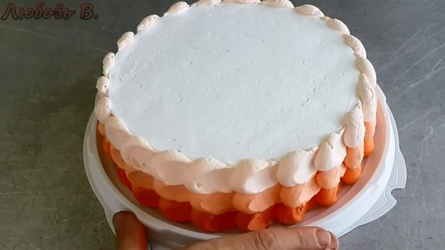 ОФОРМЛЕНИЕ ТОРТА #3# ( ТОРТ ИЗ ВЗБИТЫХ СЛИВОК ) смотреть онлайн
