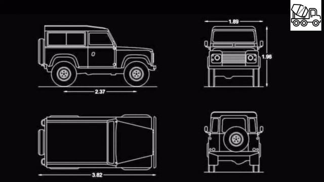 draw vehicle on Autodesk AutoCAD 2D #Concrete BD смотреть онлайн