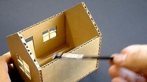 КАК СДЕЛАТЬ ДОМ ИЗ КАРТОНА?
