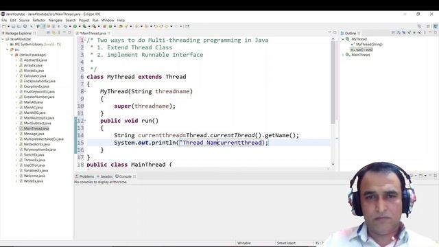 Java Thread Class | Multithreading using thread class in Java | CS Teachers DSSSB/HSSC/KVS/NET смотреть онлайн
