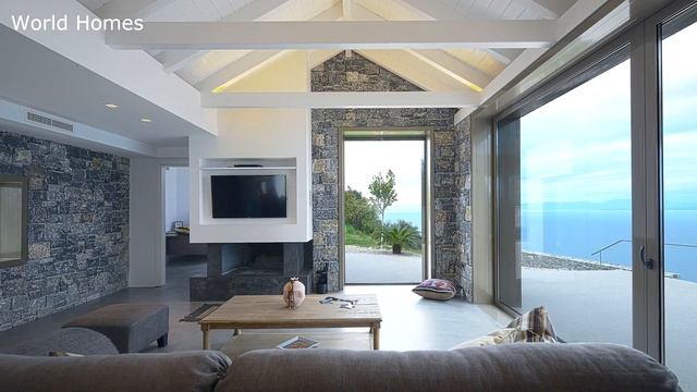 Проект дома / Вилла Мелана на берегу моря в Греции / World of Houses смотреть онлайн