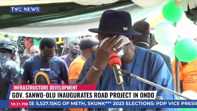 Gov. Sanwo-Olu Inaugurates Road Project Constructed by Rotimi Akeredolu in Ondo State смотреть онлайн