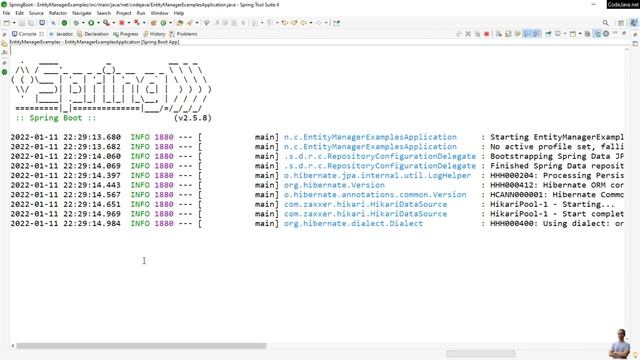 Spring Data JPA EntityManager Examples (CRUD operations) смотреть онлайн