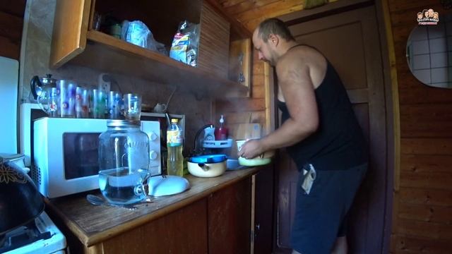 ВЛОГ! Как мы справляемся без мамульки на даче?Приготовили курочку в духовке/Собираем мазайку по фот смотреть онлайн