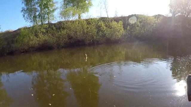 Первая рыбалка по открытой воде ,на любимой речке. смотреть онлайн