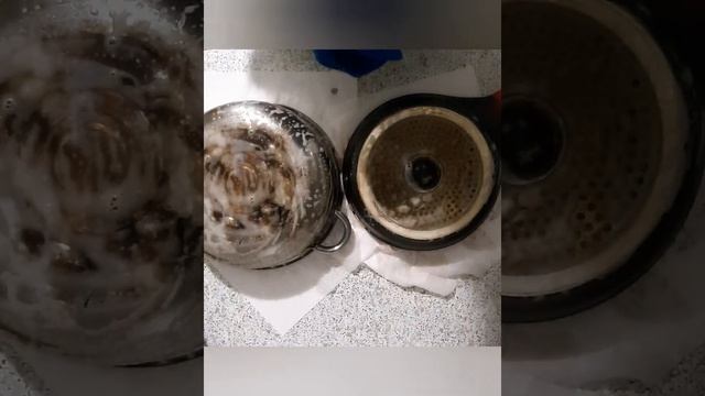 Как и чем отмыть нагар со сковороды и кастрюли смотреть онлайн
