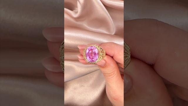 Золотые кольца с розовыми корундами до 30 тыс? смотреть онлайн