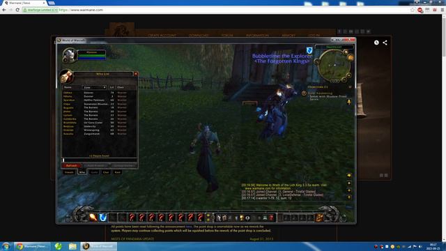 Warmane WoW Scam - Fake Player Count